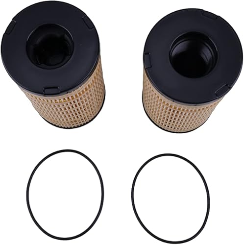 Miniatura 2 de JZGRDN 2 filtros de combustible 26560201 4816636 Elemento compatible con Diesel 1106C-E70TA 1106D-70TA 1104A-44 1104A-44T 1104A-44TA 1104C-44