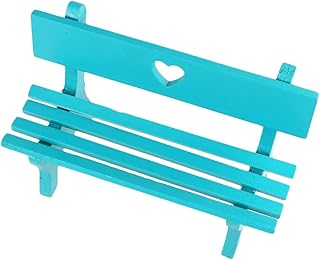 Outanaya 1Pc Miniture Decoração Móveis De Casa De Bonecas Móveis Em Miniatura Móveis De Jardim Em Miniatura Mini Banco De Madeira Banco Em Miniatura Mini Banco Cadeira Pequena Enfeites De