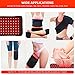 Red Light Therapy Infrared Light Therapy Pad for Body Pain NIR Deep Therapy for Back Knee Hands Feet Relief Portable 660nm 850nm Home Heating Light Therapy Wrap Belt Gift for Women Men