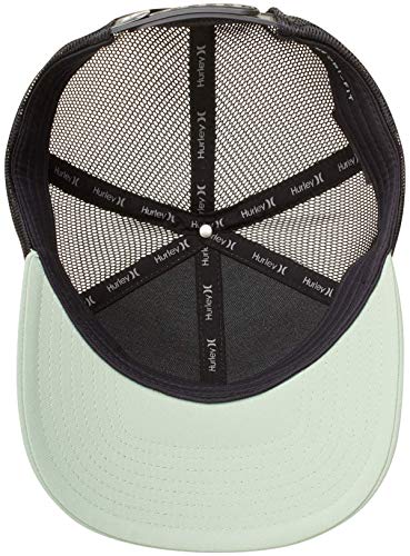 Hurley Men's League Dri-Fit Snapback Baseball Cap, Green/Black, One Size #TOP5