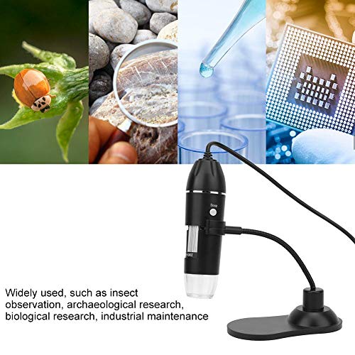 Image of LED Digital Microscope, Aluminum Alloy Microscope, Electronic Biological Research Industrial for Archaeological Research Observation
