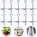 Suspendus Crochets à Bascule Boulon Ailes Crochet Cheville à Bascule Cheville Plaque Plâtre Fixation,Économie d'Espace Stable Convient pour Suspendre Plantes Rideaux d'Autres d'Éclairage 10 Pcs