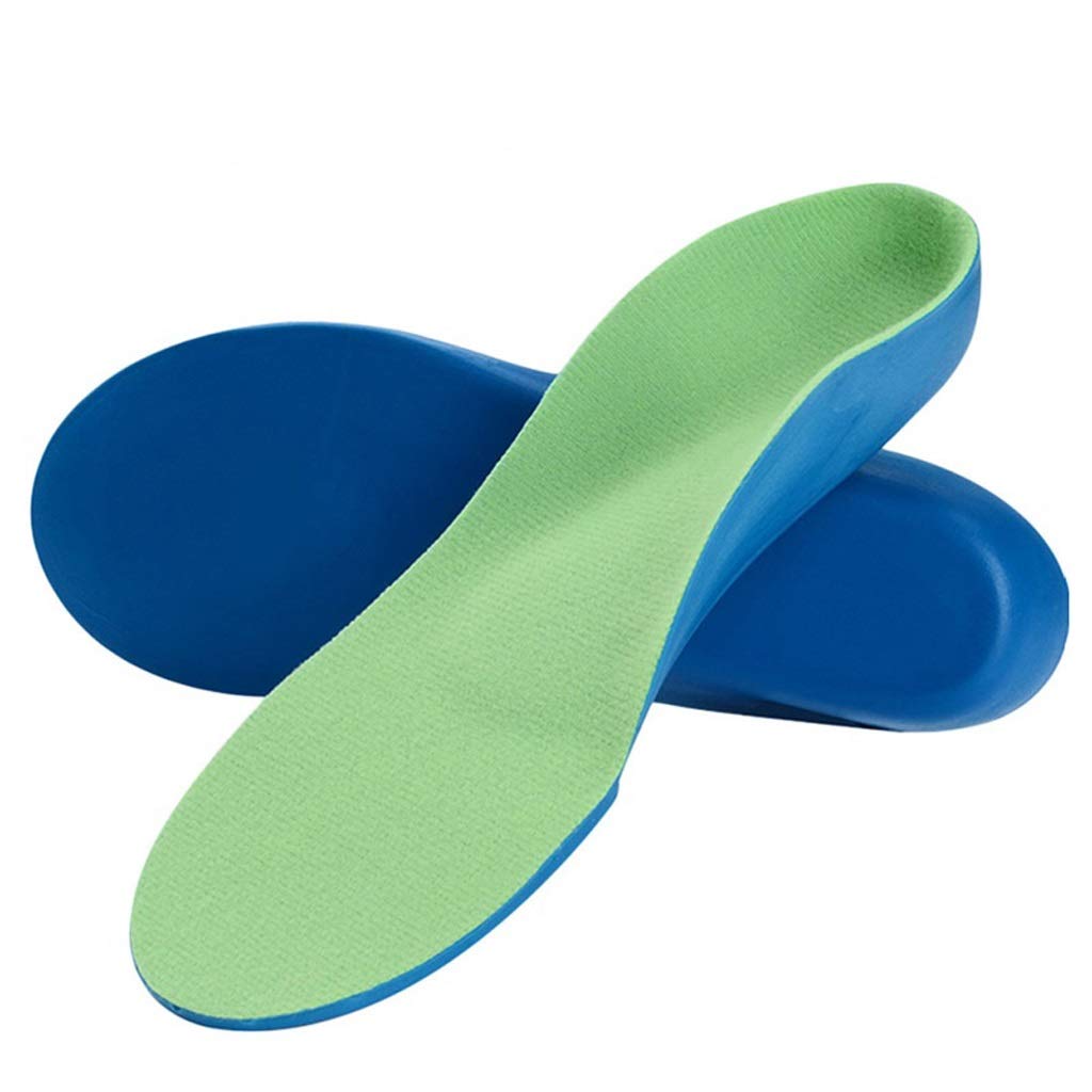 Kids Orthopädische Einlegesohlen für Kinder, Fußgewölbeunterstützung, Orthotische Fußpflege, Korrektur, O/X-Bein und flacher Fuß, Größe: 22 cm, 17 cm