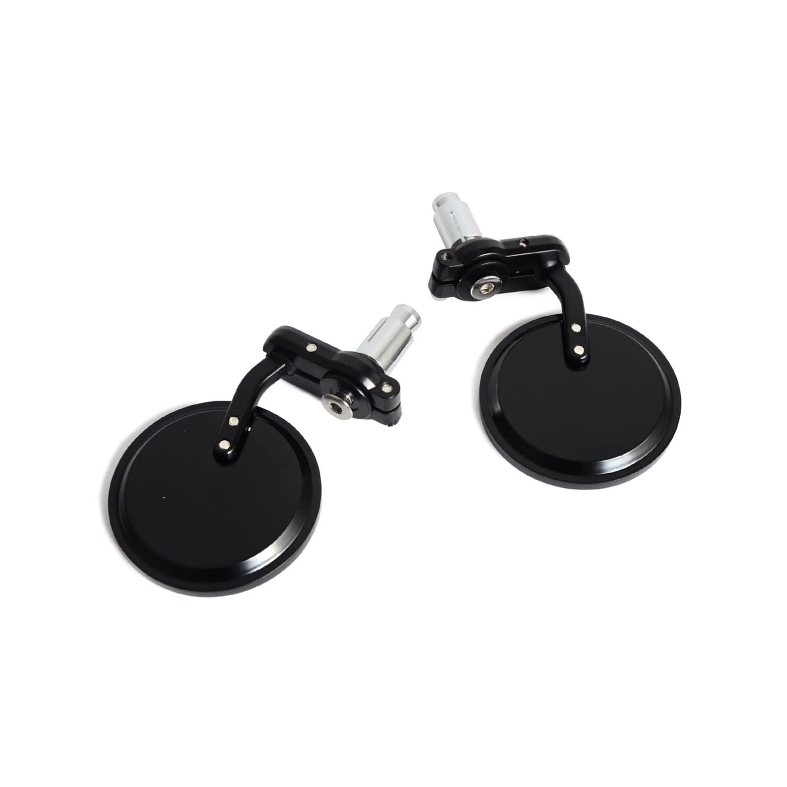 Motorcycle Rearview Mirrors Pour Yamaha Rond Ellipse Miroir Moto Guidon Réglable Vélo Équitation 1 Set Rétroviseur Vélo Rétroviseurs Moto