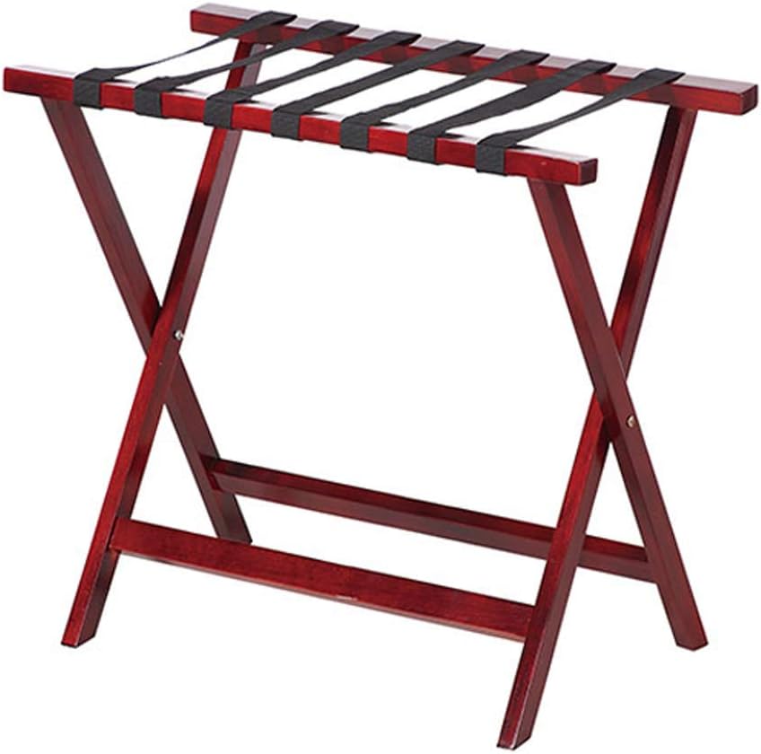 Folding Solid Wood Luggage Rack Storage Shelf Hotel Luggage Rack Bedroom Hanger Hotel Room Luggage Rack