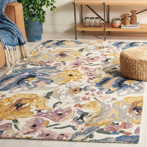 Image of Hand Tufted Premium Rug Premium Wool Carpet for Living Room Bedroom and Hall Size 8x10 Feet Color Multi