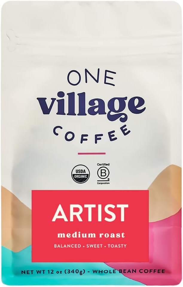 - Artist Medium Roast, Whole Bean Coffee, Natural Process, Balanced, Toasty, 12oz (Artist - Medium Roast)