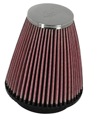 Image of K&N High-Flow Original Lifetime Universal Clamp-On Air Filter: High Performance, Premium, Washable: Flange Diameter: 2.25 In, Filter Height: 4 In, Flange Length: 0.625 In, Shape: Round Tapered,RC-1250