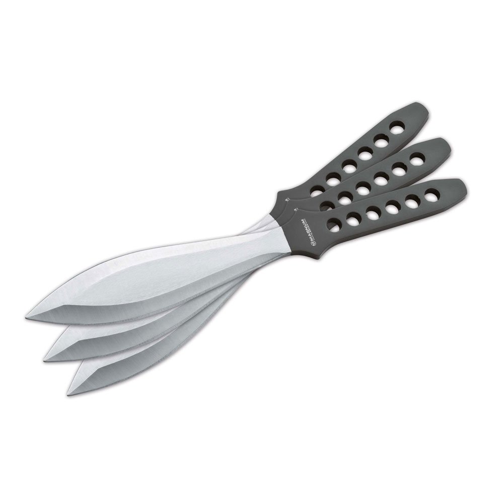 Boker Magnum 02GL193 Set Profi-I Throwing Knife with 10 1/4 in. 420 Stainless Steel Blade, Black