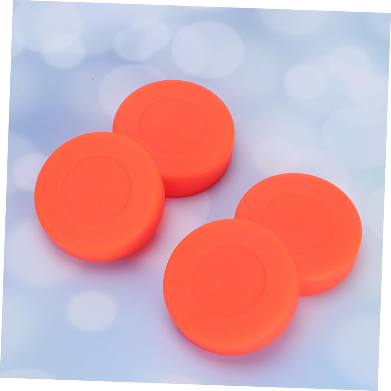 Happyyami 12 Balles de Hockey Glace en Caoutchouc Dureté Ajustable, Surface Mate Lisse, Pack de 12 Pièces pour Adultes et Garçon et Filles Patinoire ou Hockey de Rue