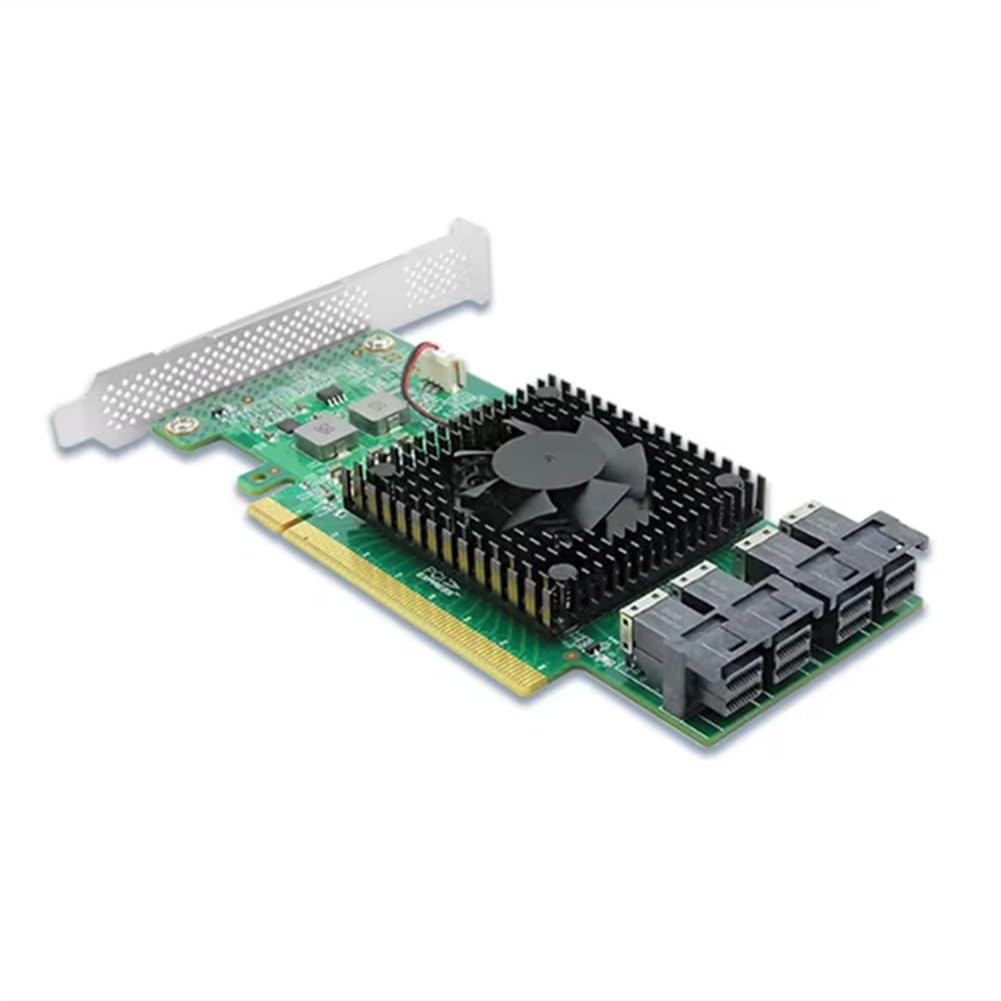 Adattatore Switch PCIe3.0 X16 A 4 X U.2 NVMe SSD 4 X Adattatore Switch U.2 NVMe SSD per Controller PLX8747 Adattatore PCIe3.0 PLX8747