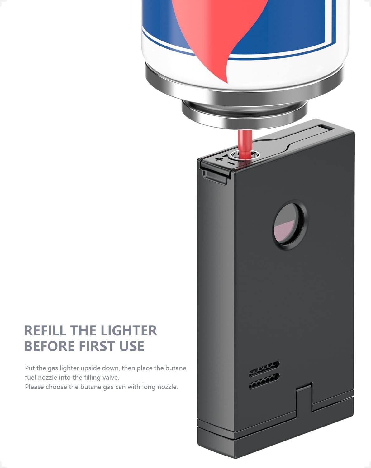 2 Accendini A Getto Antivento - Ricaricabili A Butano - Design Compatto E Sicuro - Foto 12