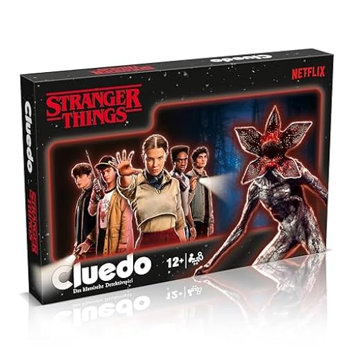 Winning Moves Cluedo Stranger Things Edition – Juego de Mesa de Detective de Detective de crímenes Stranger Things – Juego de Mesa – 2+ años 12+ años – Español | Ya disponible en tu tienda friki favorita! En mundofriki.es!
