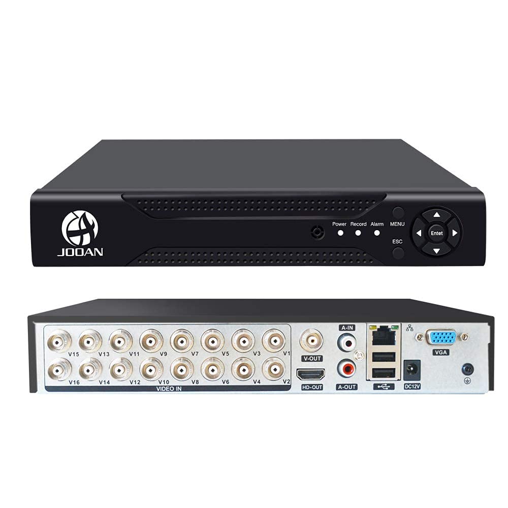 JOOAN 16CH CCTV Security 1080P DVR [H.265+ NVR 6-in-1 Hybrid DVR
