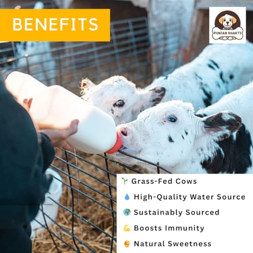 Image of Cow & Buffalo Feeding Bottle - Large Capacity, BPA-Free, Anti-Colic Nipple, Leak-Proof, Durable Plastic, Easy-to-Clean Milk Feeder for Calves, Animals, Dairy Farm Essentials. (2.5 LITRE)