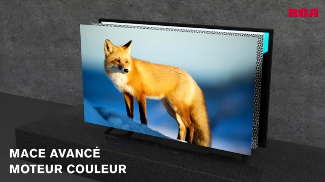 RCA Téléviseur 24 Pouces (TV 60 cm) LED HD pour Chambre Cuisine avec