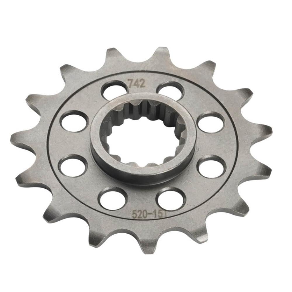 15T Motorcycle Sprocket Avant 520 Chaîne Compatible avec 821 14-20 Dark Stripe 14-18 Stealth 19-20 848 Evo Streetfighter 08-15 Modèles