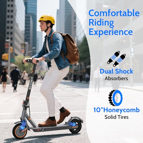 MAXSHOT Electric Scooter for Adults, 8.5/10/14″ Tires,