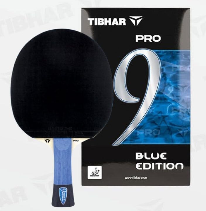 Tibhar Pro Blue Edition Raquette de tennis de table ITTF