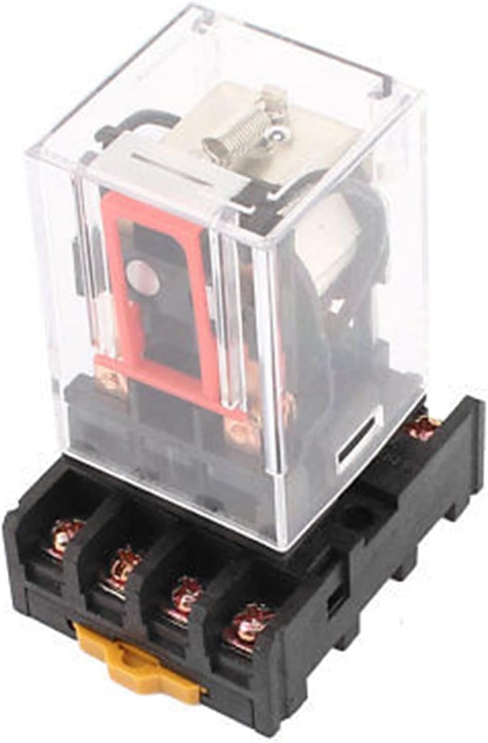 NIYAKA DC 12V 10A Coil 8Pin DPDT 35mm DIN Rail Mount