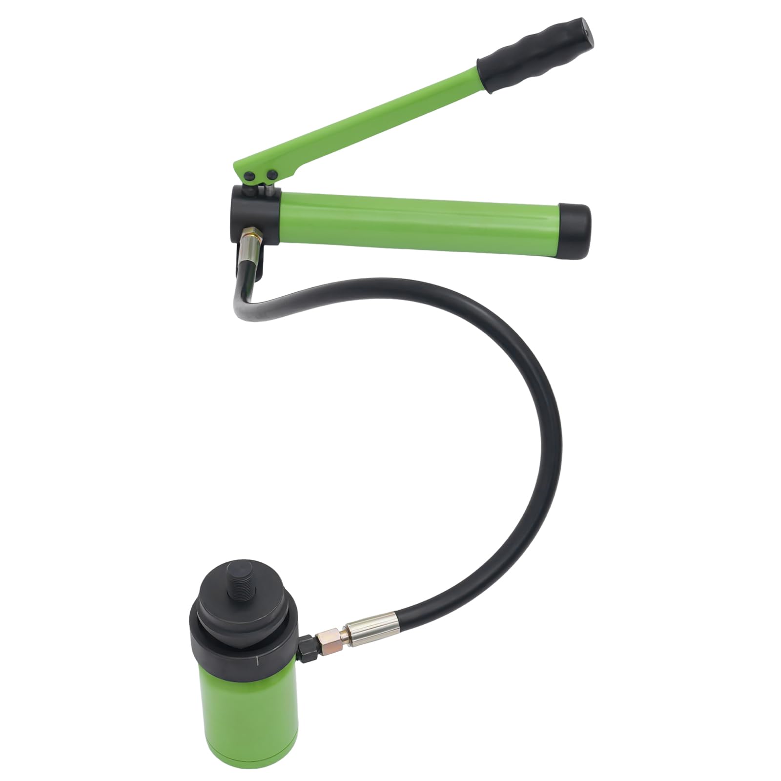 Set di punzonatrici idrauliche per fori Knockout, con 6 fustelle (1/2, 3/4, 1, 1-1/4, 1-1/2, 2 pollici), perforatrici idrauliche per industria, edilizia ed elettrici, lamiera di metallo (verde)