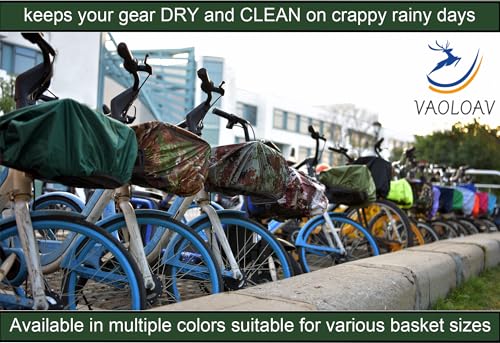 VAOLOAV 35L Bicycle Rear Rack Rain Cover Bike Basket Rain Cover Blue - image 6
