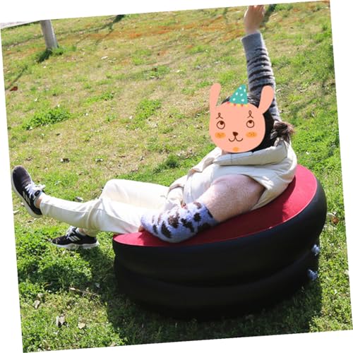 Sofá inflable cómodo de PVC para siestas de oficina y descanso en viajes 4
