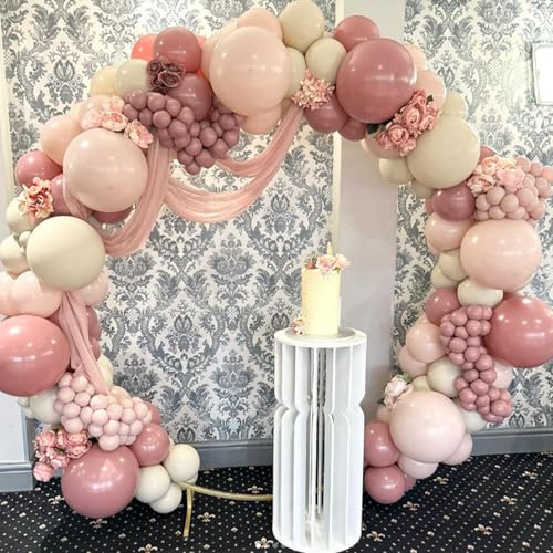 Image of Light Pink Balloons 12 inch, Pastel Pink Latex 50pcs Party Balloons | Graduation, Bridal Shower, Baby Shower, Gender Reveal, Birthday Party Decorations
