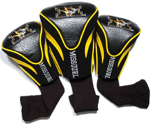 NCAA Contour Head Cover - Pack of 3 NCAA Team: Missouri