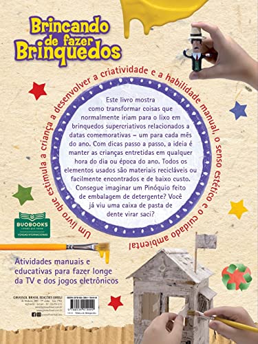 Fábrica de Brinquedos: Atividades manuais e educativas para fazer longe da TV e dos jogos eletrônico