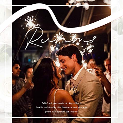 Runmi Pettine per capelli da sposa in cristallo