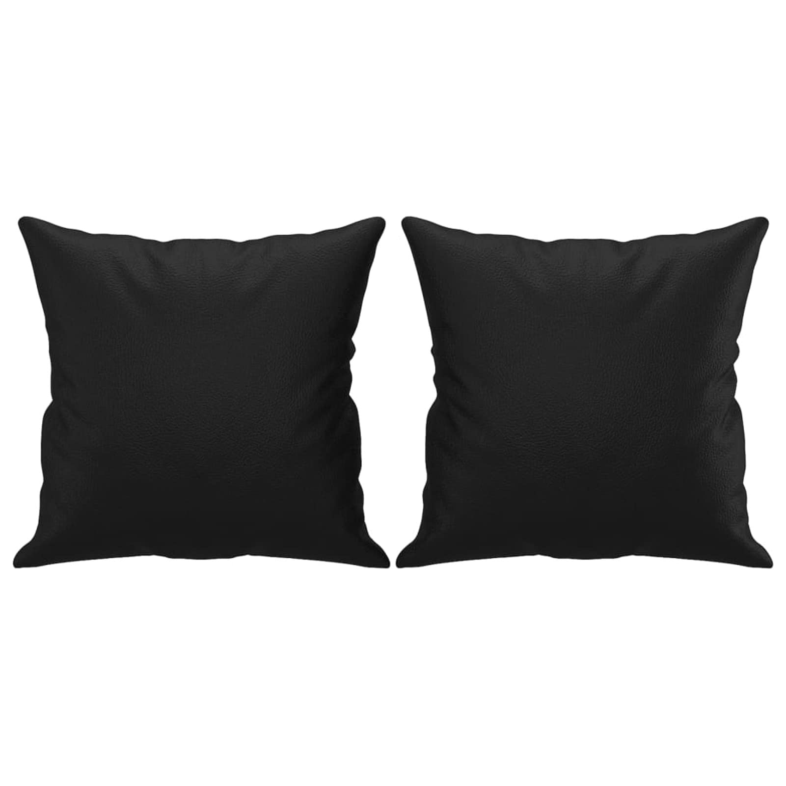2-TLG. Sofagarnitur mit Kissen Schwarz Kunstleder, Sofa Mit Relaxfunktion, Couchgarnitur, Wohnzimmer Sofa, Couch, Sofa Set 3201368