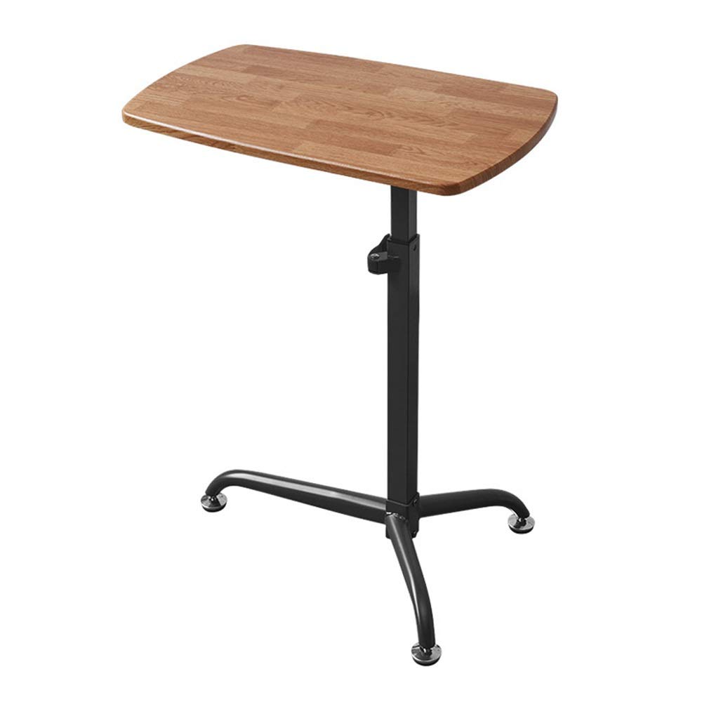 Buy Bseack Table Mobile Overbed Table with Foot Pads Multi