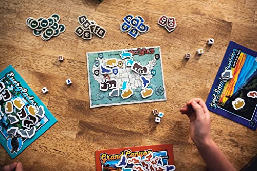 Usaopoly National Parks Get Wild | Quick-Rolling Dice Game Featuring Iconic National Park Locations | Great Kids Game & Family Board Game #TOP5