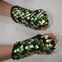 Algopix Similar Product 18 - Scalemail Gauntlets in knitted