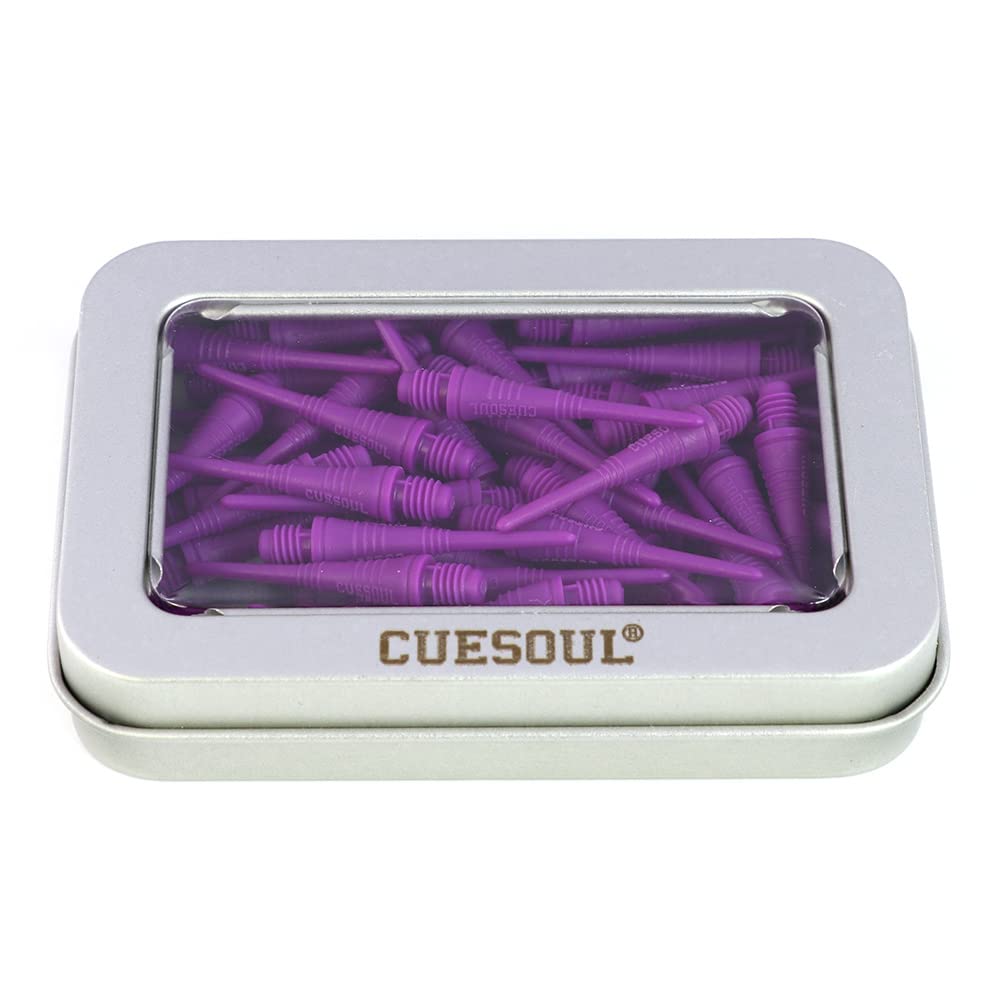 CUESOUL 2BA Morbida Punta Freccette Punti 100-Count