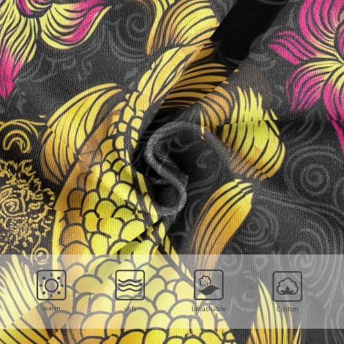 Cotton Toddler Underwear Floral Golden Koi Fish Little Girl Panties Pattern Undies Kids Briefs 2t3