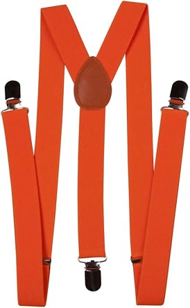 Mens/Womens One Size Suspenders Adjustable