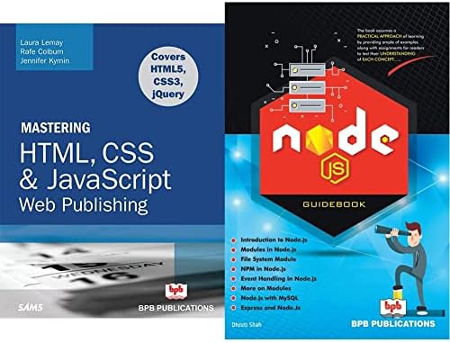 Buy Mastering Html, Css & Javascript Web Publishing & NODE.JS Guidebook ...