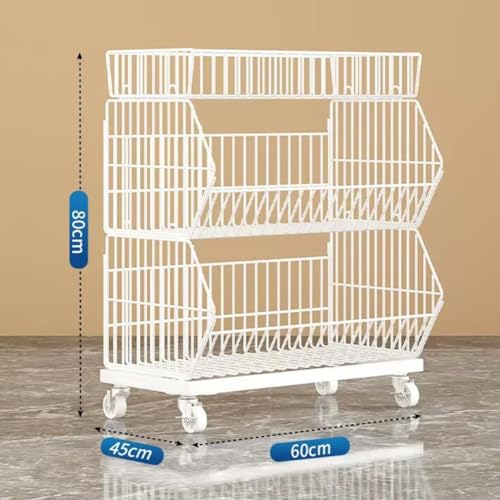 Chariot de supermarché à roulettes pour petits espaces encombrés - 2