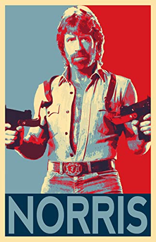 Chuck Norris Illustration - Hollywood Martial Arts Movie Icon Pop