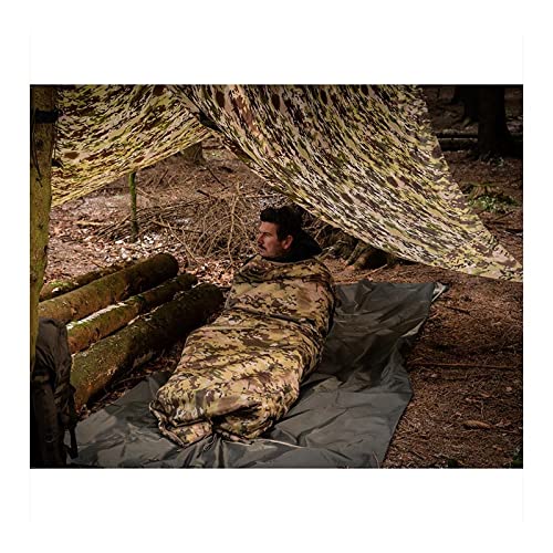 Snugpak All-Weather Shelter, Terrain Camo, Tarp, Waterproof, Storage, Sunshade, All Weather, Outdoor, Camping