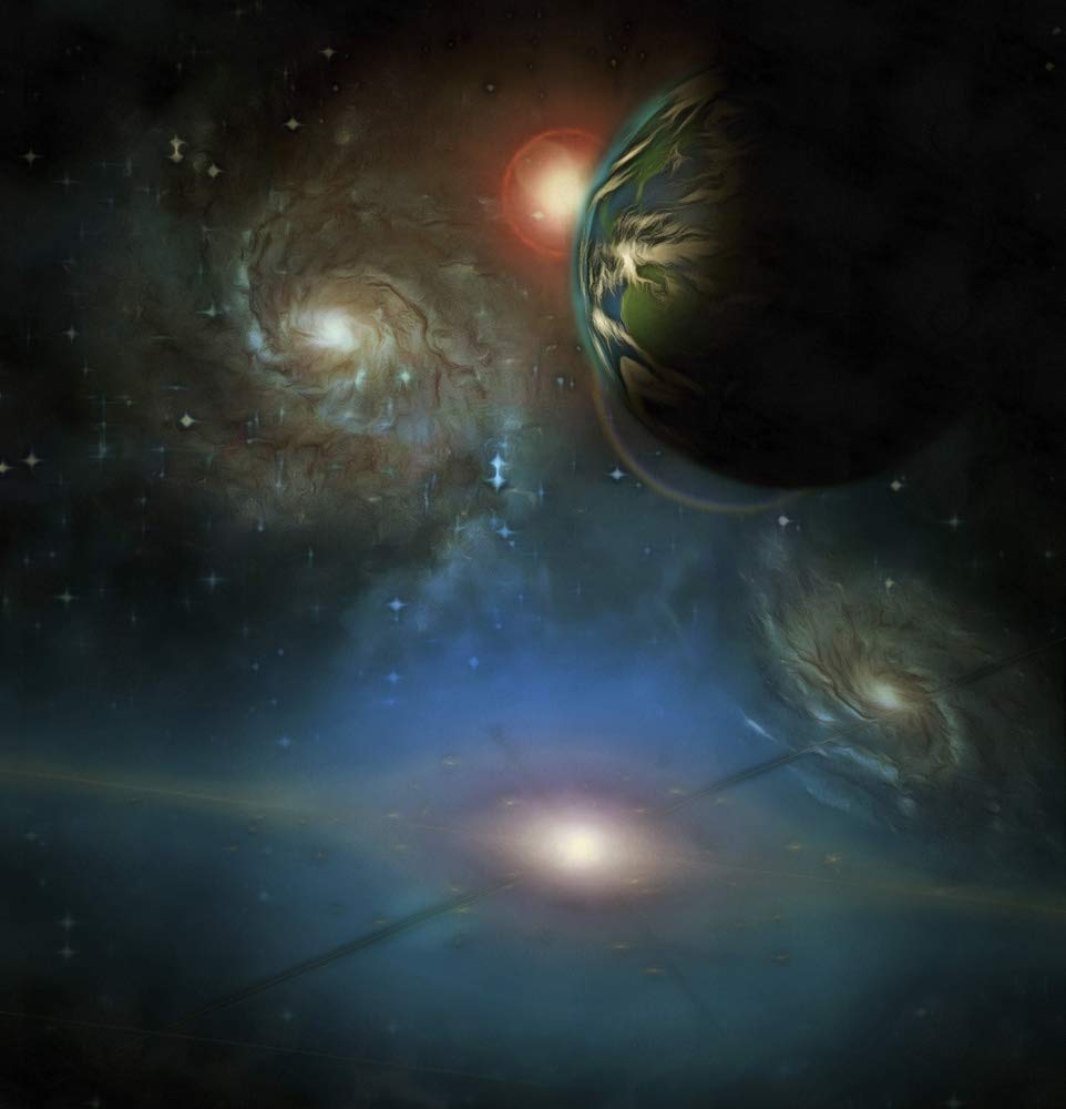 Exo-Solar Planet Painting. Deep space Poster Print by Bruce Rolff/Stocktrek Images (12 x 12)