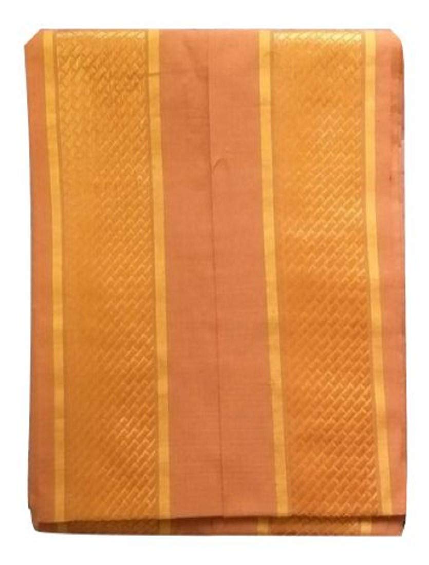 sri thulam gallery Brick Border Cotton Angavastram/towel/kasavu Shawl/melmundu/uthareeyam for Men-picture-2