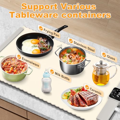 Chauffage complet pour vos repas grâce au plateau électrique