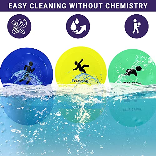 Ace Creations 12 Pack Action Poly Vinyl Spot Markers Pe Training Drills With School Gyms, Sports Teams, Track And Field, Basketball, Football, Soccer, Baseball, Gymnastics, Preschool, Kindergarten #TOP6