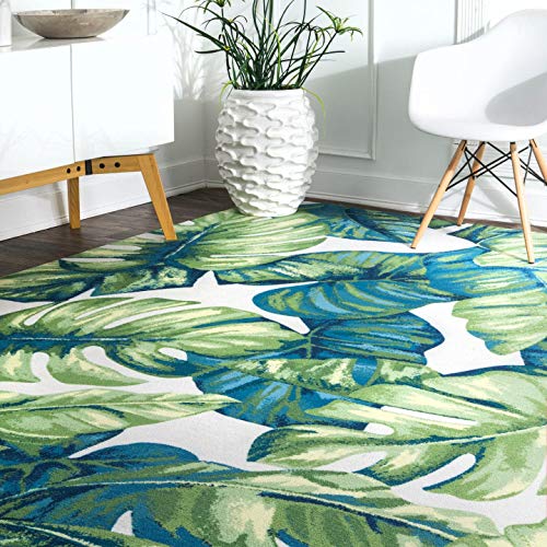 nuLOOM Lisa Floral Indoor/Outdoor Area Rug, 10' x 14', Multi