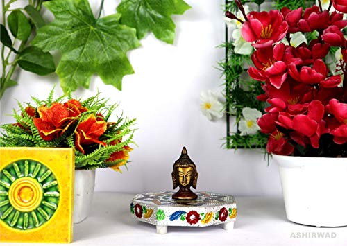 Estatua de Buda de Latón para Decoración del Hogar miniatura 5
