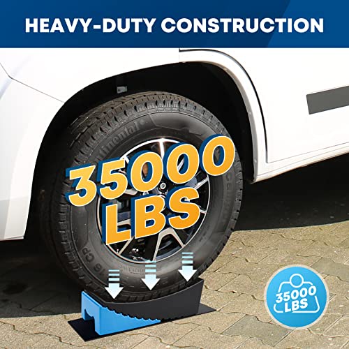 Kohree HY1650-HM-FBA Camper Leveler, Up To 35,000 Lbs, Upgrade 2 Packs Sturdy Rv Curved Levelers thumb #2