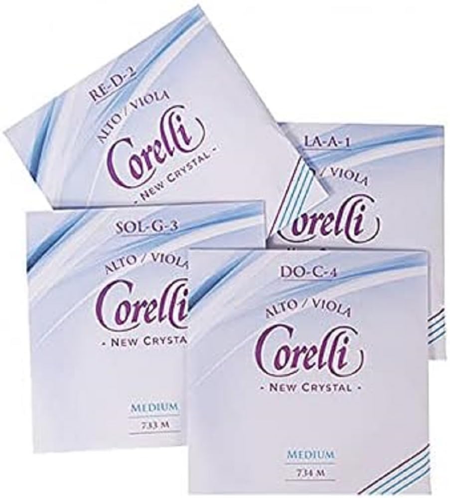 Corelli Viola Saiten Crystal Satz mit A Schlinge Light 730L